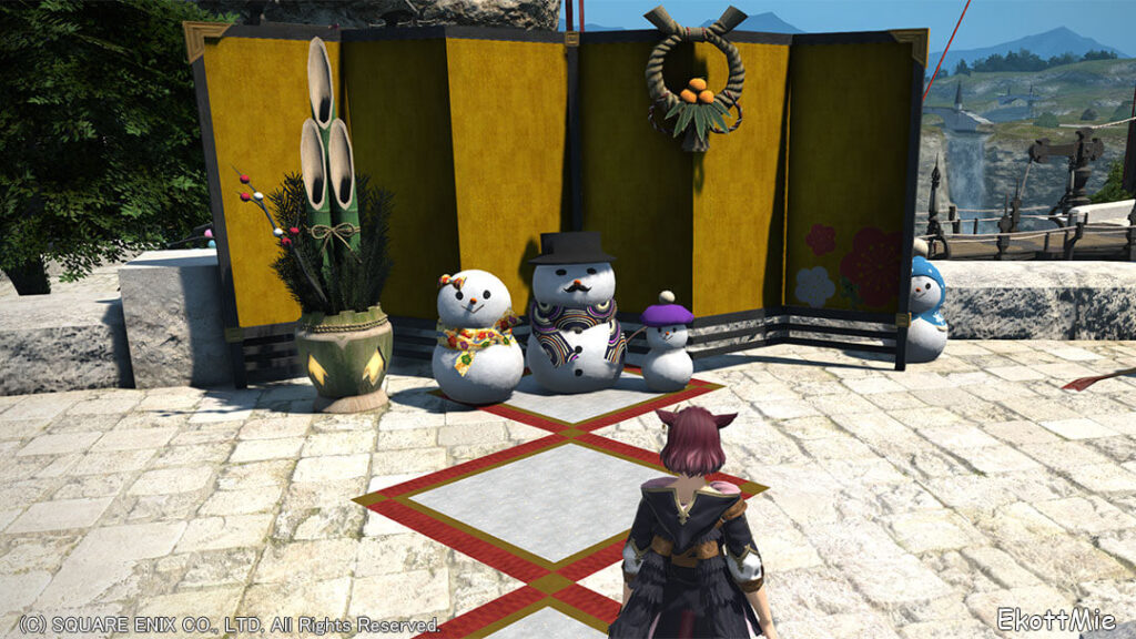 お気に入りの雪だるま